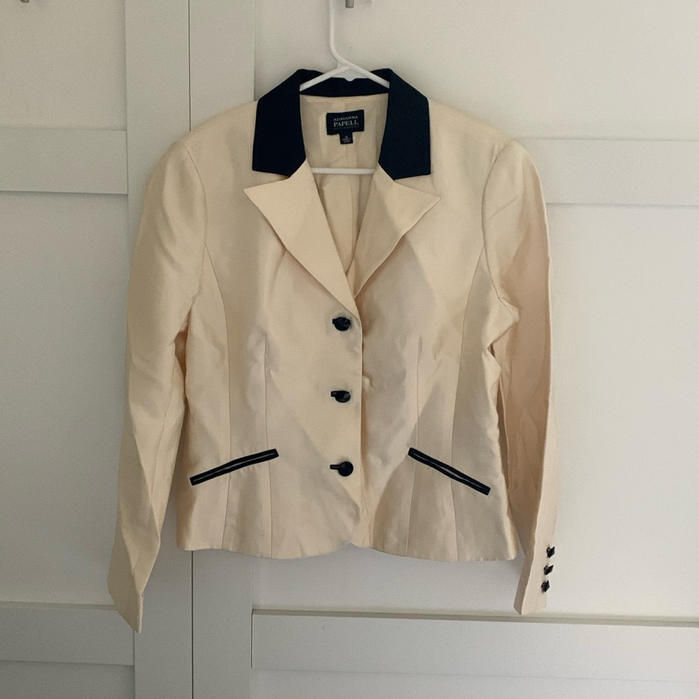 Silk dress blazer